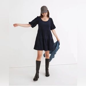 NWT Madewell Corduroy Tiered Mini Dress, size XS, NH064